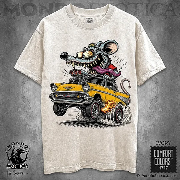1957 Chevy Hot Rod Shirt Vintage Kustom Kulture T-Shirt