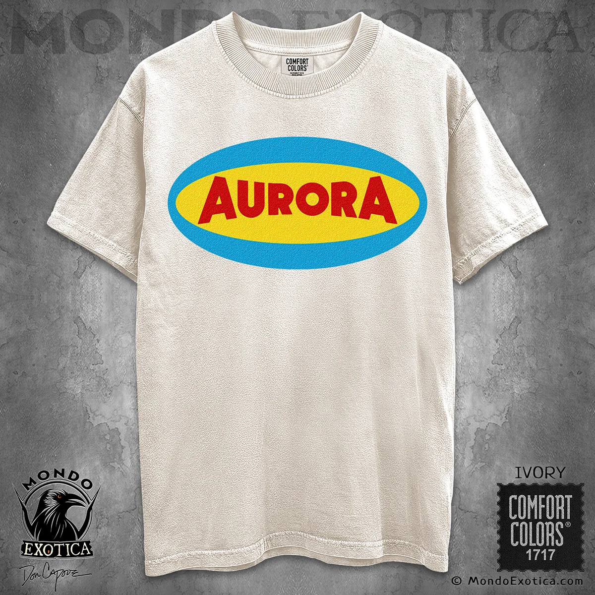 Vintage Aurora Model Kits T-Shirt featuring retro Aurora model building artwork by Don Capone