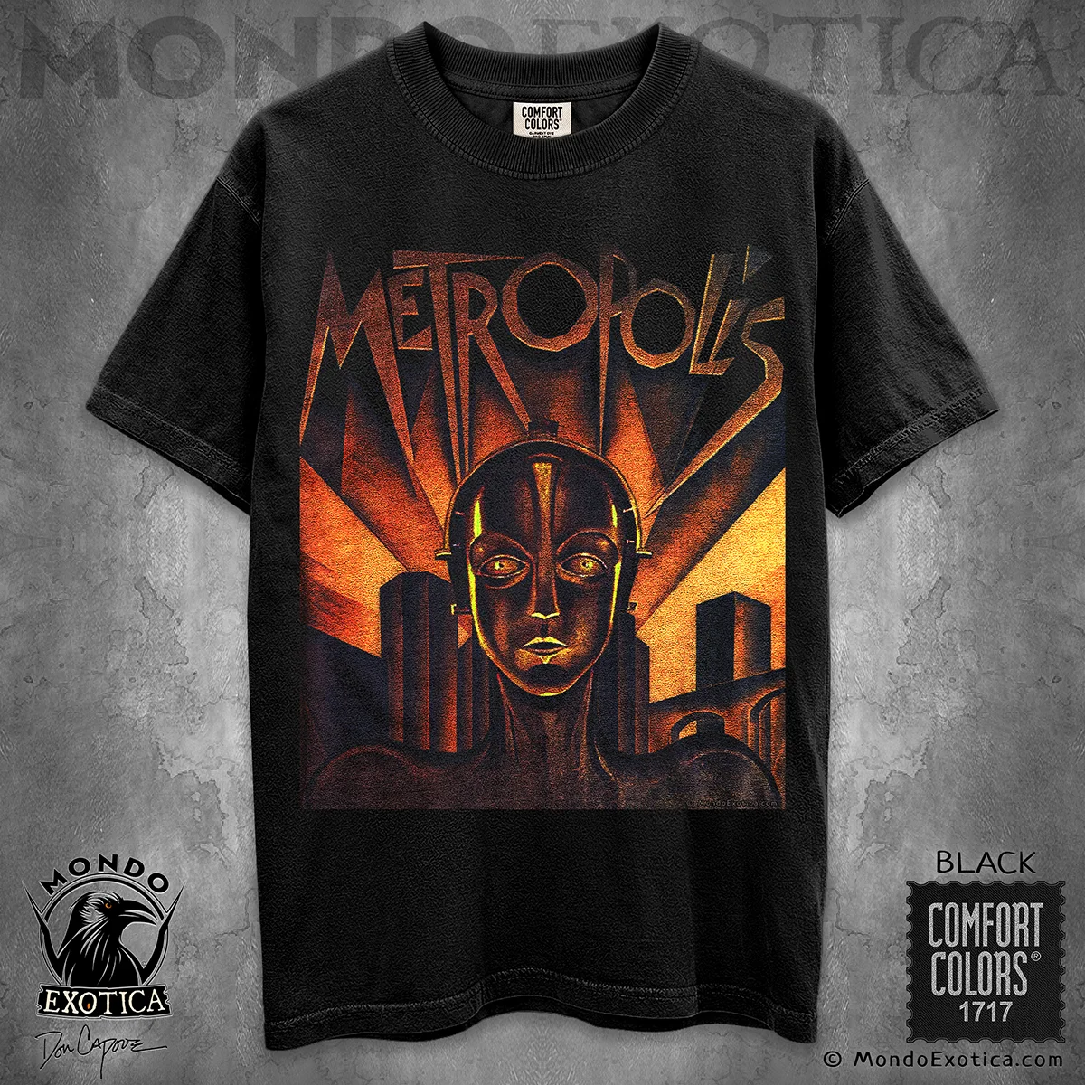 Metropolis Maria Robot T-Shirt featuring Maschinenmensch artwork inspired by the 1927 film