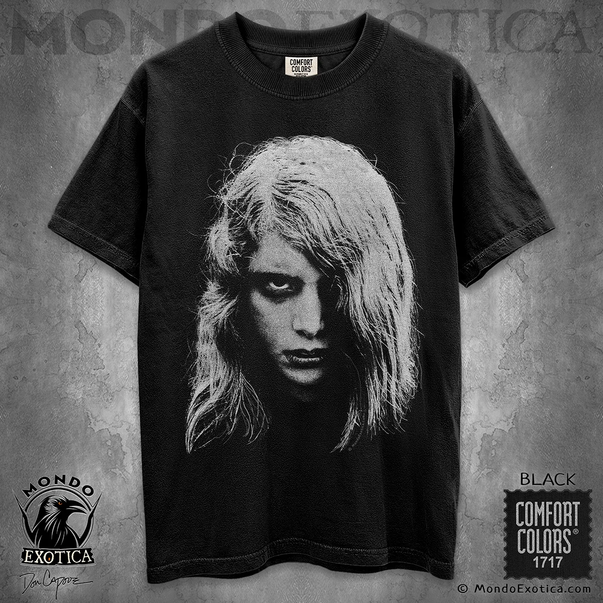 Night of the Living Dead T-Shirt featuring Karen the Zombie Girl from the 1968 horror film